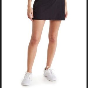 Black Tennis Skirt Stretch L